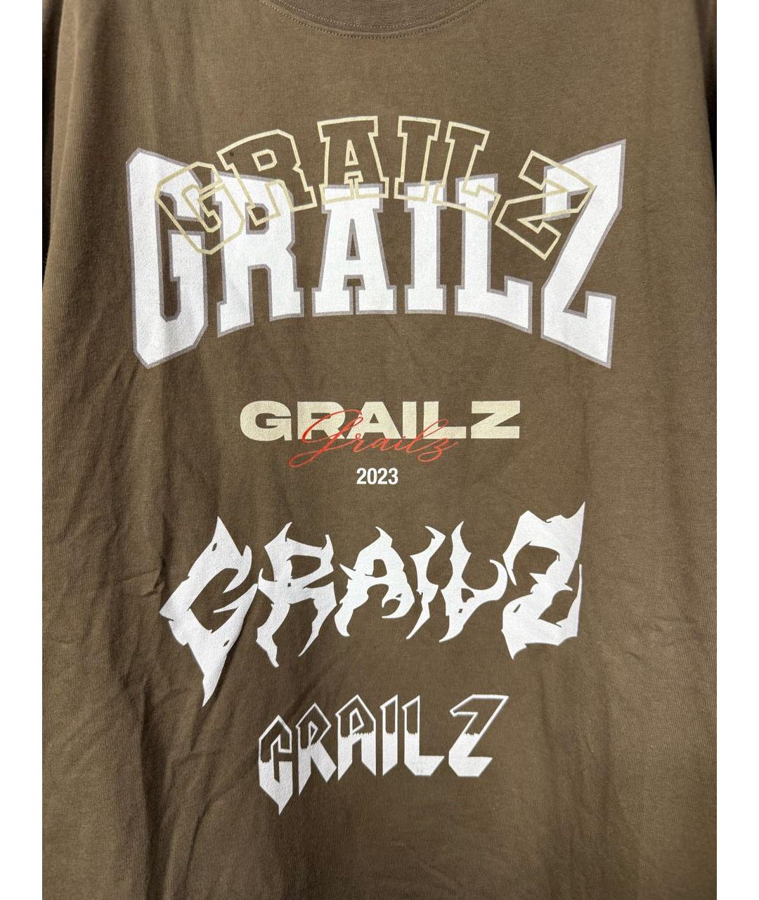 GRAILZ PROJECT G/R Хаки хлопковая футболка, фото 4