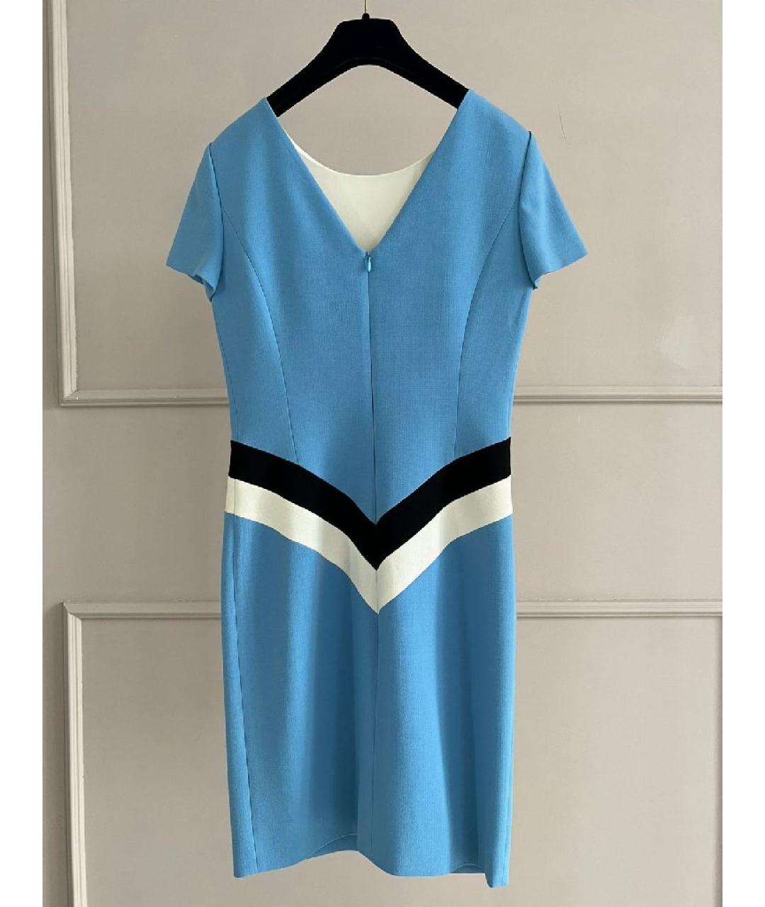 EMILIO PUCCI Бирюзовое шерстяное платье, фото 2