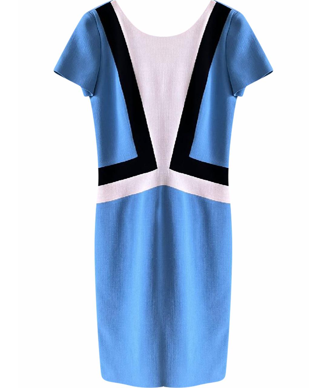 EMILIO PUCCI Бирюзовое шерстяное платье, фото 1