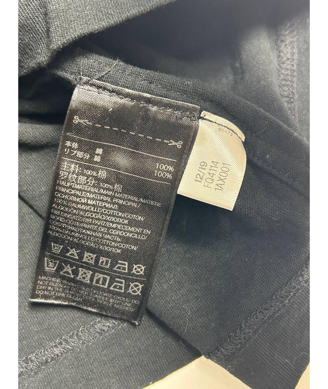 Y-3 Черная хлопковая футболка, фото 6