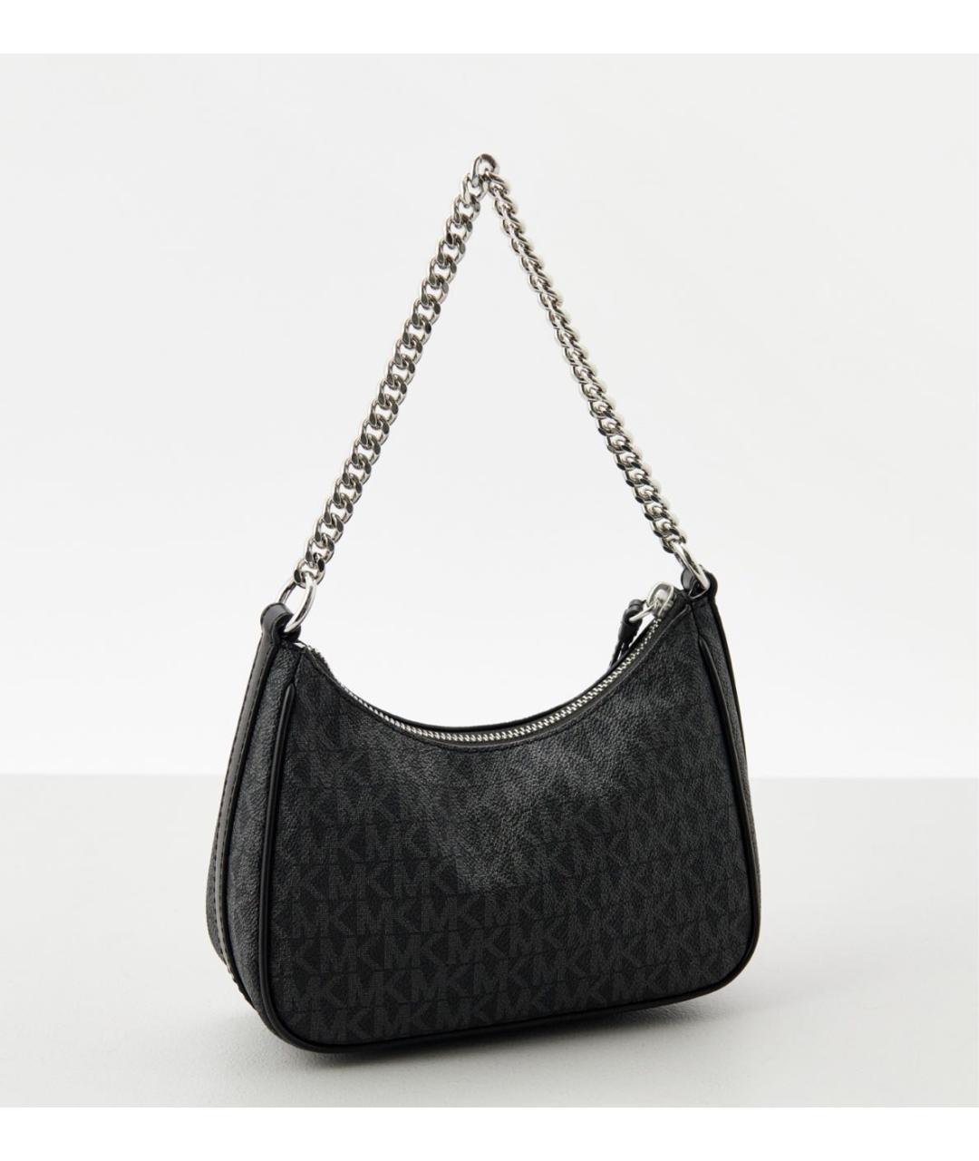 MICHAEL KORS Черная сумка с короткими ручками из искусственной кожи, фото 2