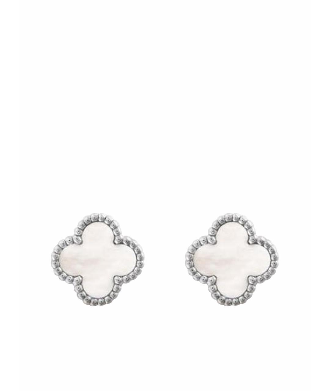VAN CLEEF & ARPELS Белые серьги из белого золота, фото 1
