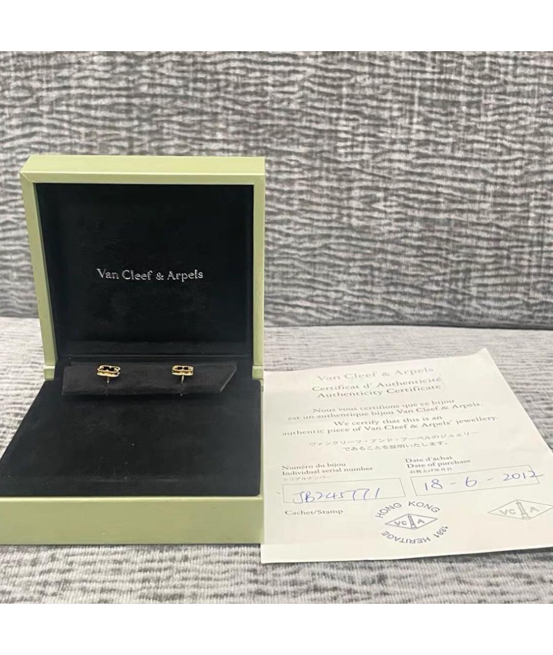 VAN CLEEF & ARPELS Золотые серьги из желтого золота, фото 3