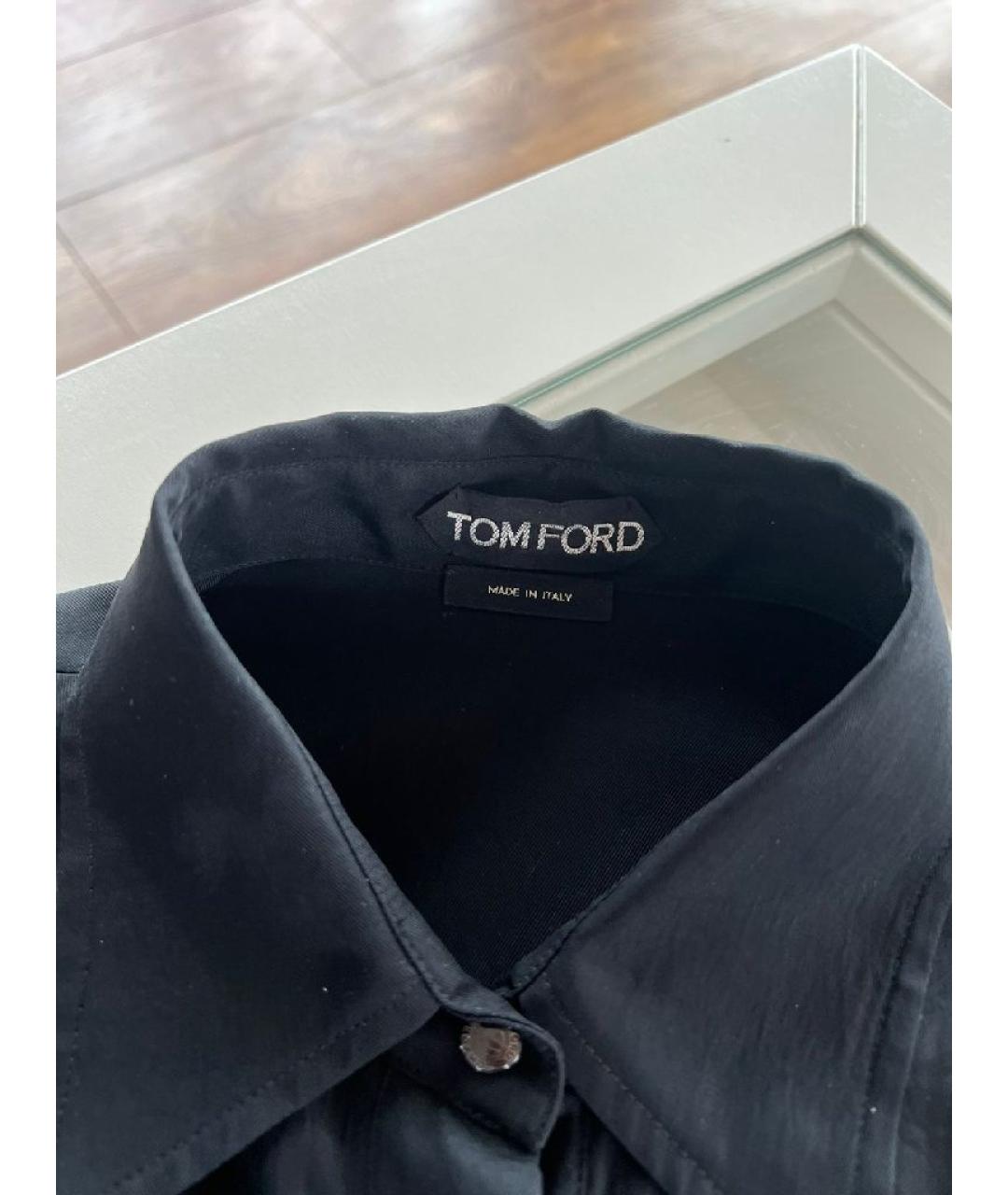 TOM FORD Черное ацетатное платье, фото 4
