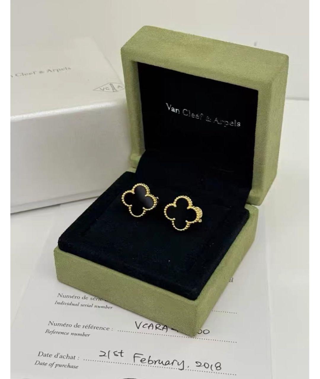 VAN CLEEF & ARPELS Золотые серьги из желтого золота, фото 5