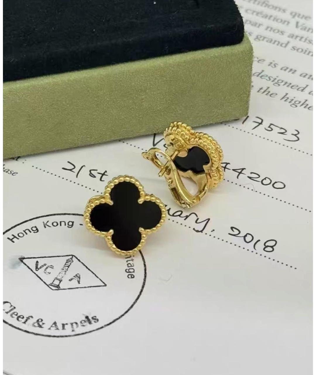 VAN CLEEF & ARPELS Золотые серьги из желтого золота, фото 6