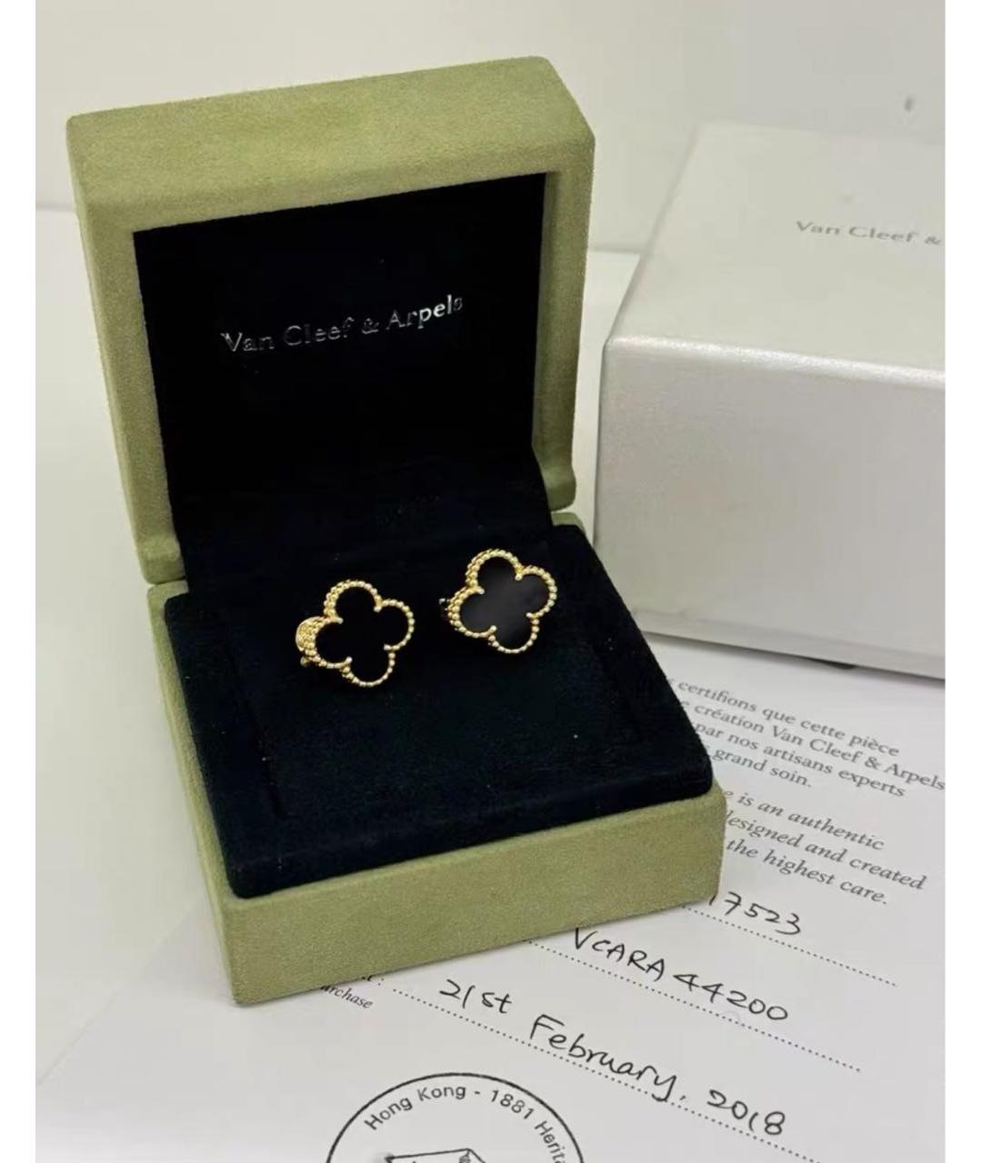 VAN CLEEF & ARPELS Золотые серьги из желтого золота, фото 4