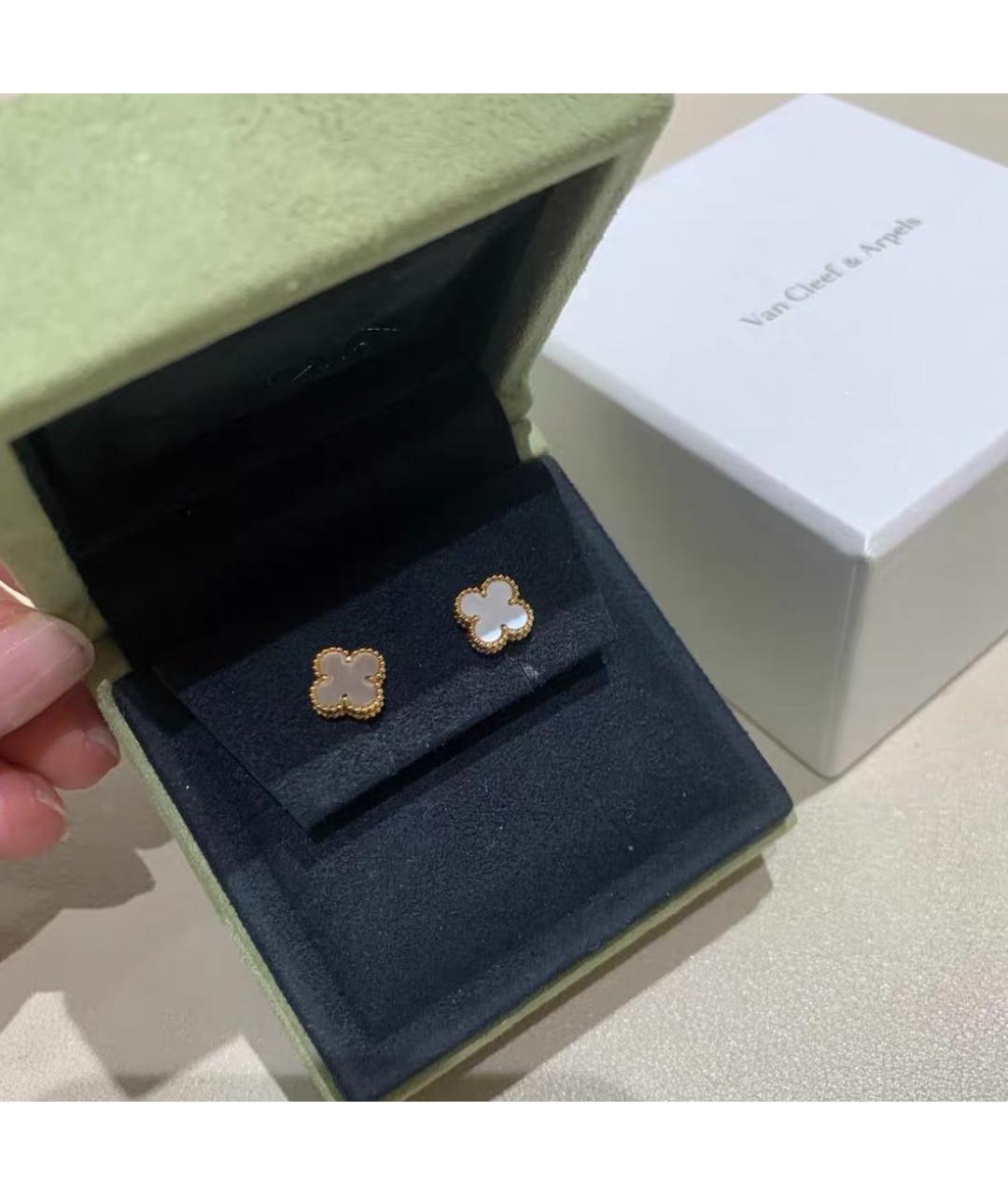 VAN CLEEF & ARPELS Золотые серьги из желтого золота, фото 5
