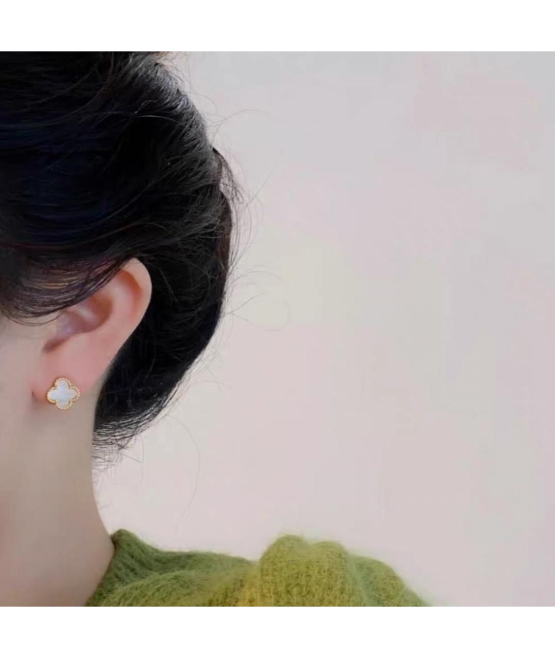 VAN CLEEF & ARPELS Золотые серьги из желтого золота, фото 6