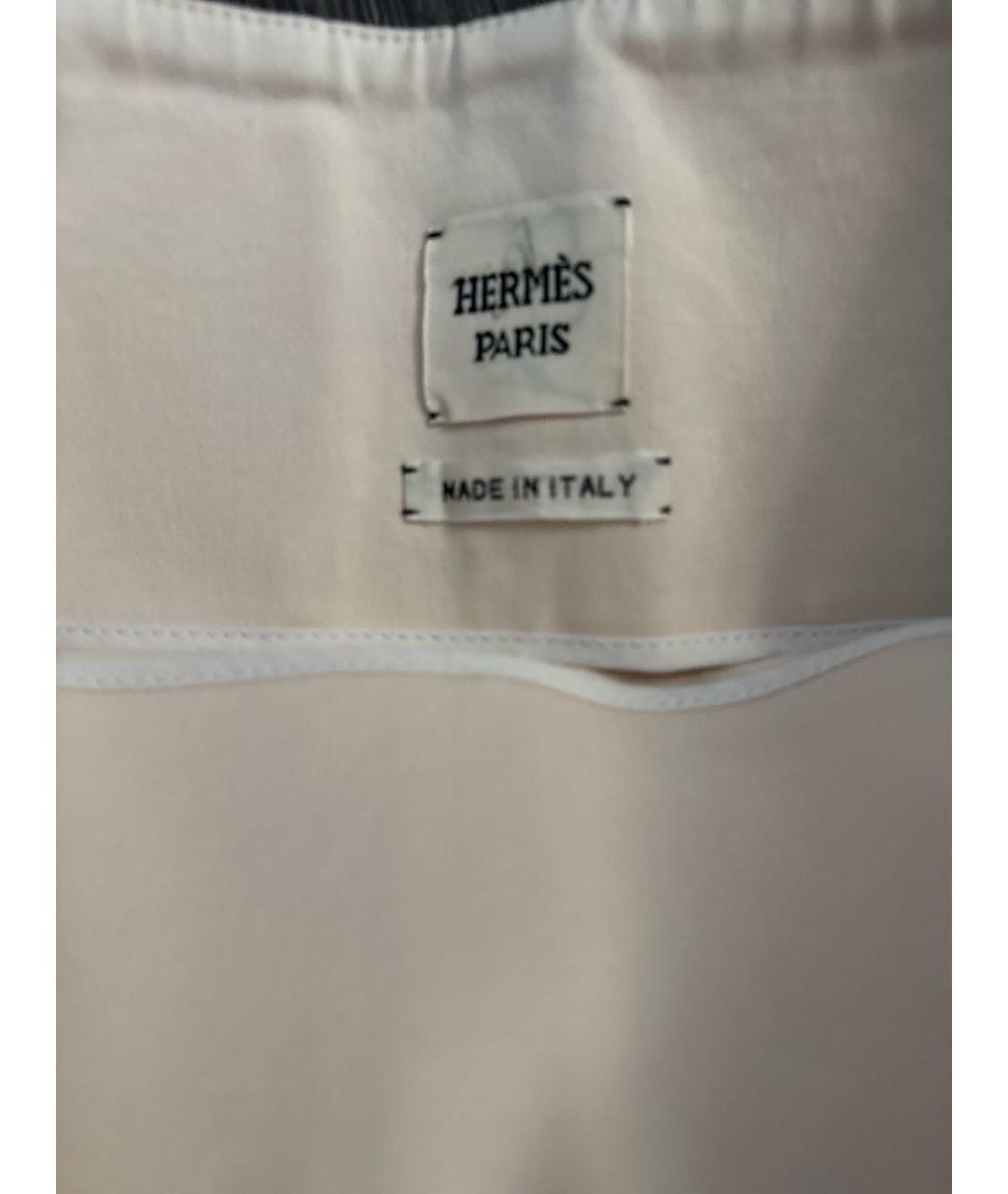 HERMES Бежевые хлопковые шорты, фото 3