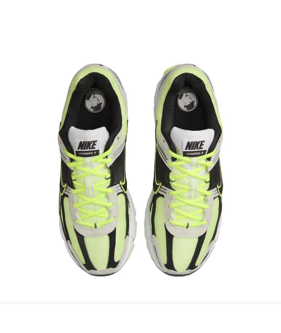 NIKE Салатовые текстильные низкие кроссовки / кеды, фото 3