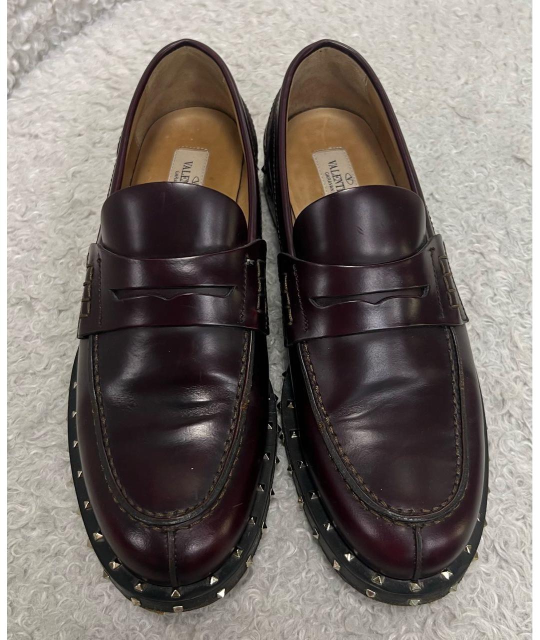 VALENTINO Черные кожаные лоферы, фото 2