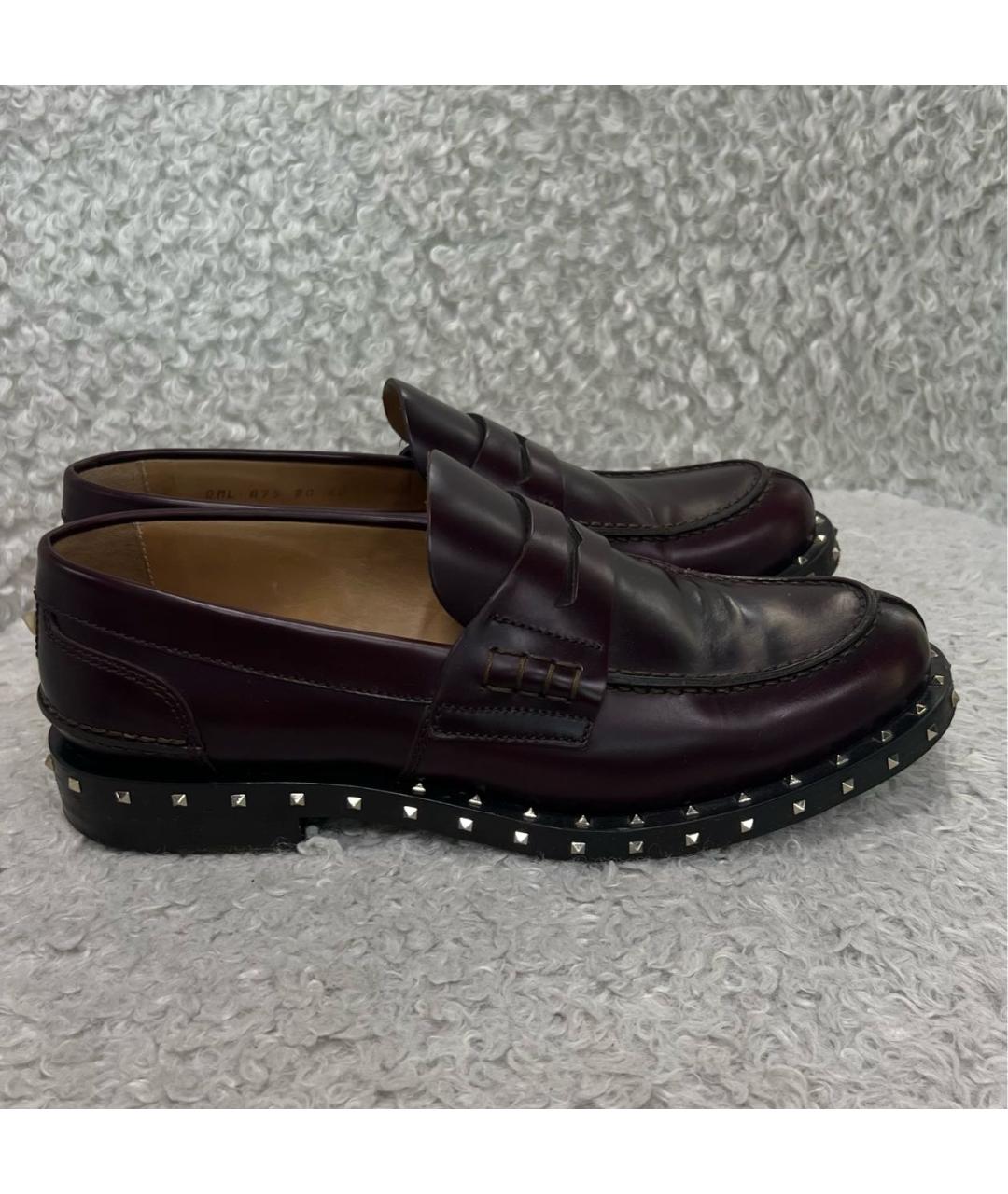 VALENTINO Черные кожаные лоферы, фото 5