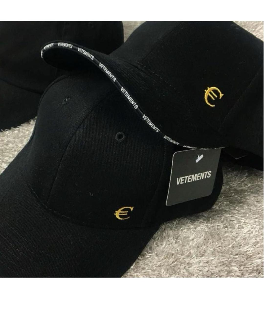 VETEMENTS Черная кепка, фото 7