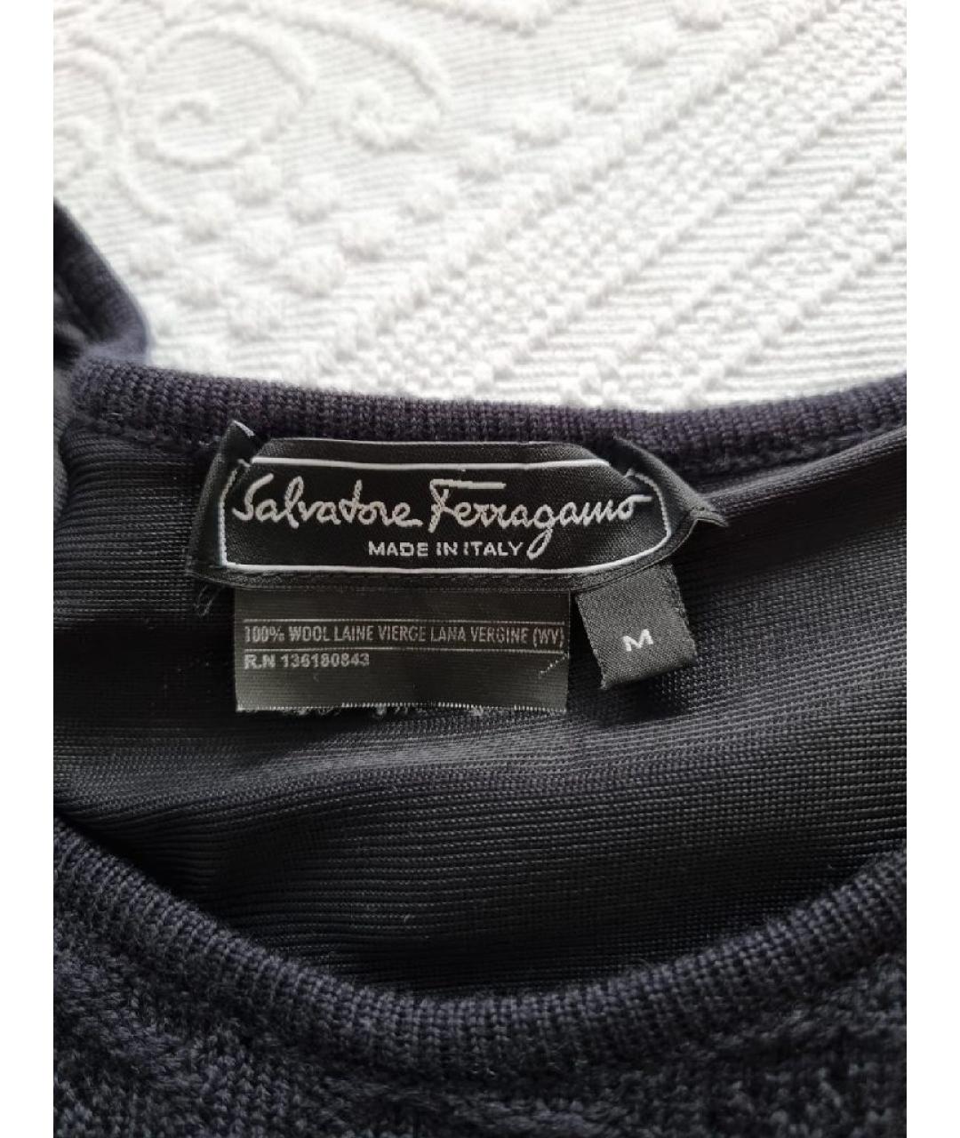FERRAGAMO Черное платье, фото 7
