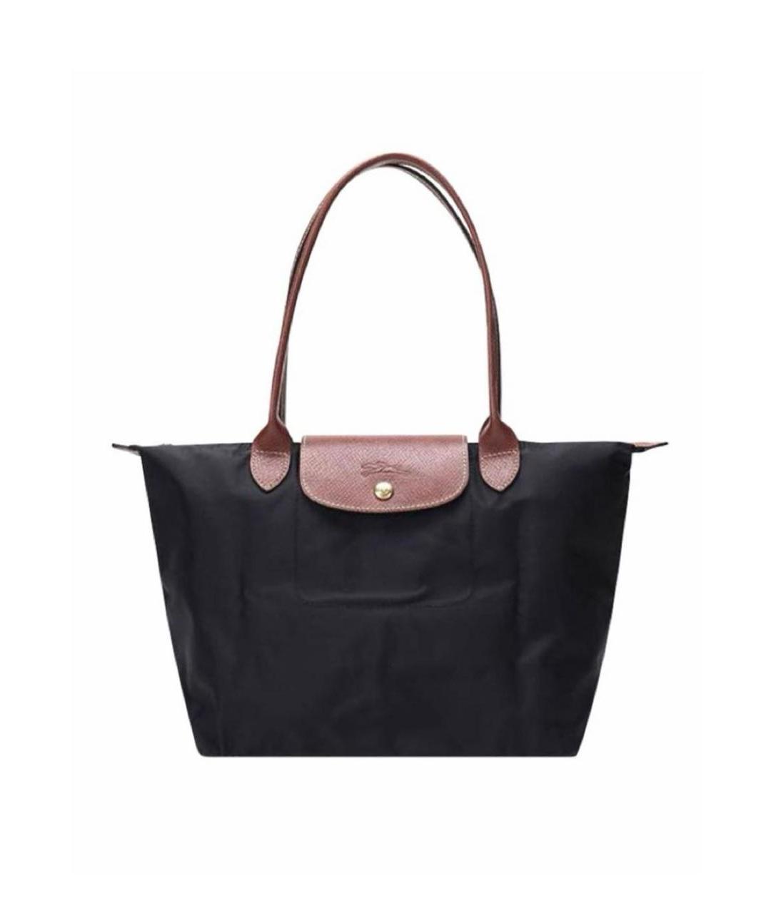 LONGCHAMP Черная сумка тоут, фото 1