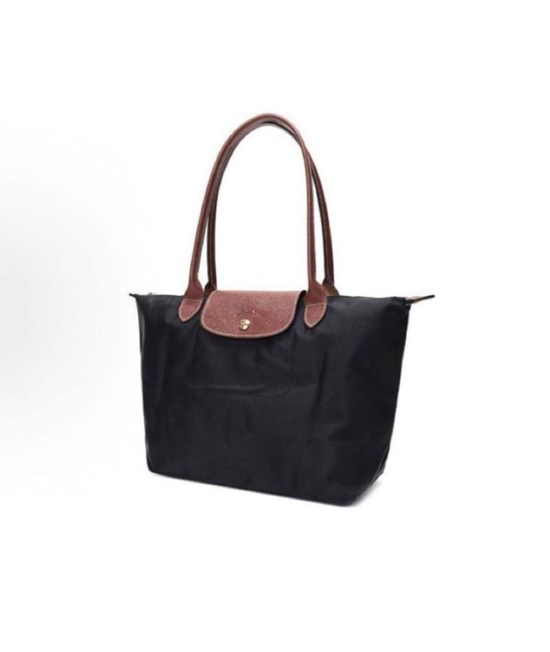 LONGCHAMP Черная сумка тоут, фото 2