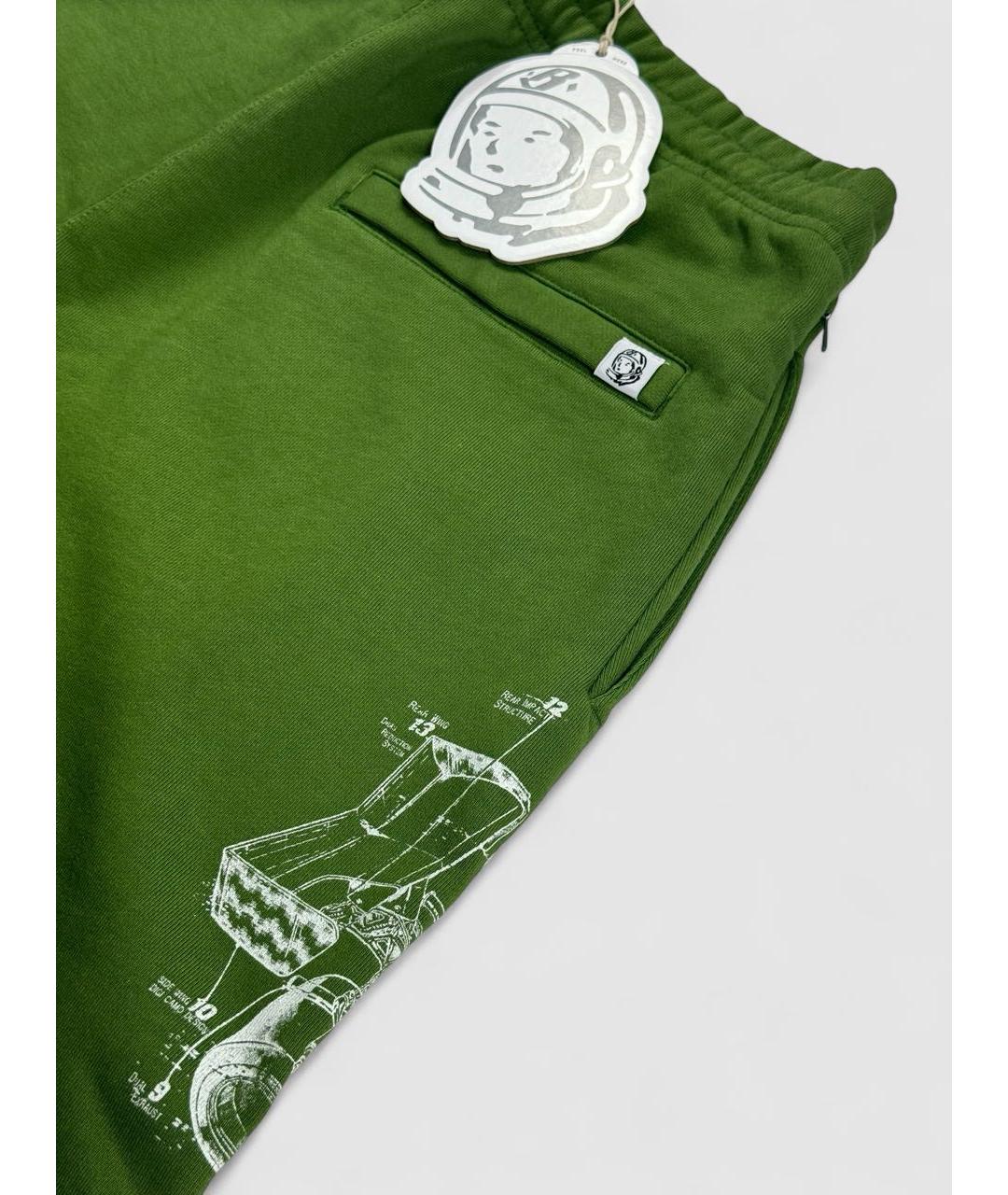 BILLIONAIRE BOYS CLUB Зеленые хлопковые шорты, фото 3