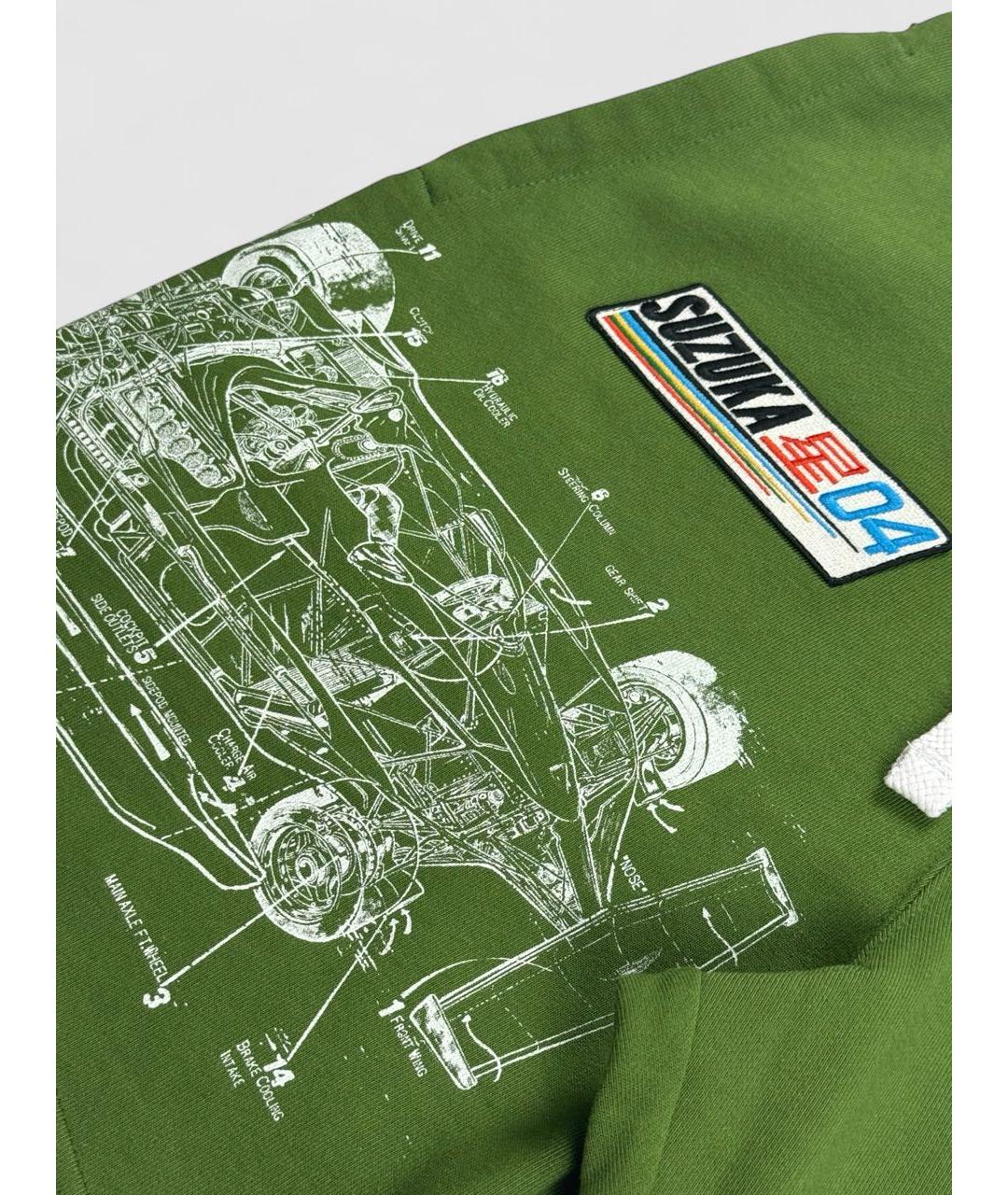 BILLIONAIRE BOYS CLUB Зеленые хлопковые шорты, фото 5