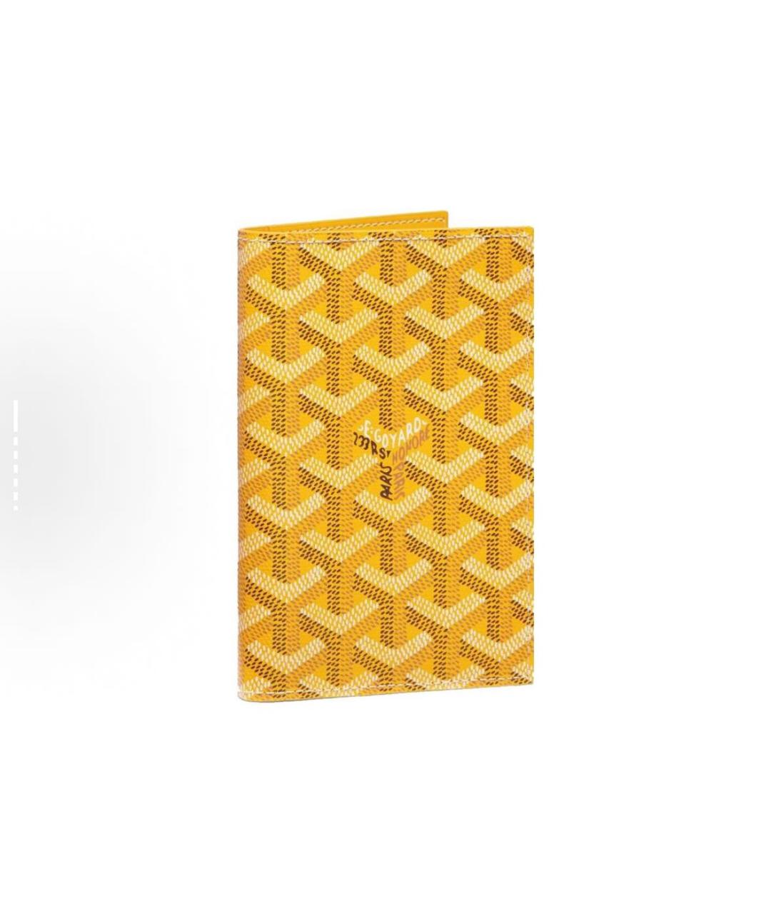 GOYARD Желтый кошелек, фото 1