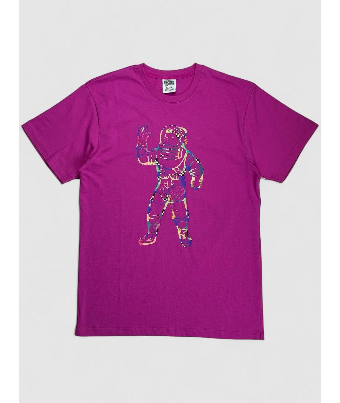 BILLIONAIRE BOYS CLUB Фуксия хлопковая футболка, фото 6