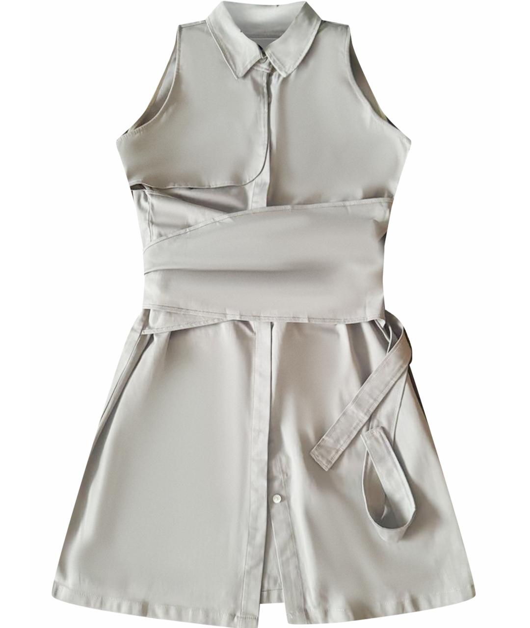 'S MAX MARA Бежевое хлопковое повседневное платье, фото 1