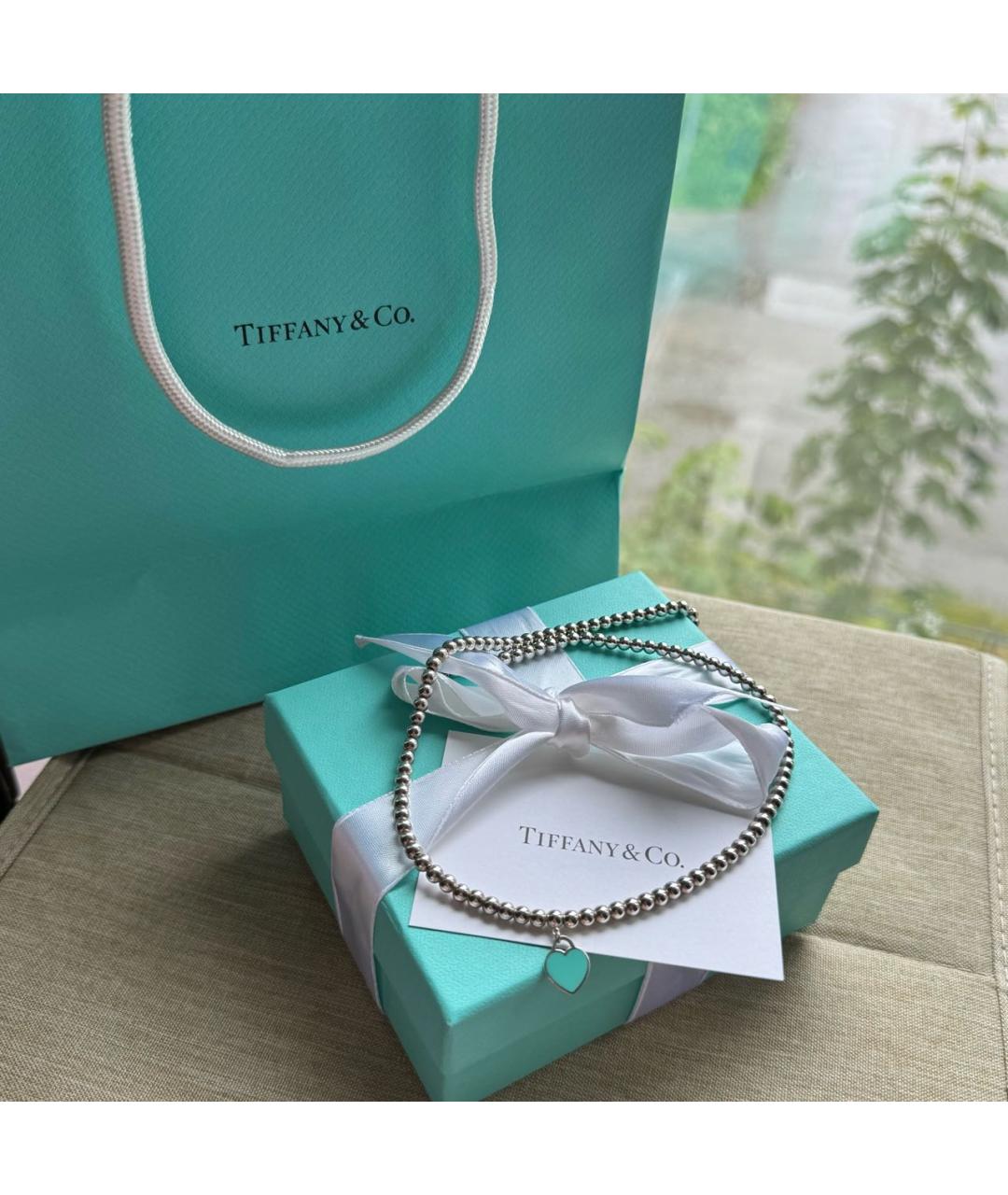 TIFFANY&CO Серебряная серебряная подвеска, фото 3