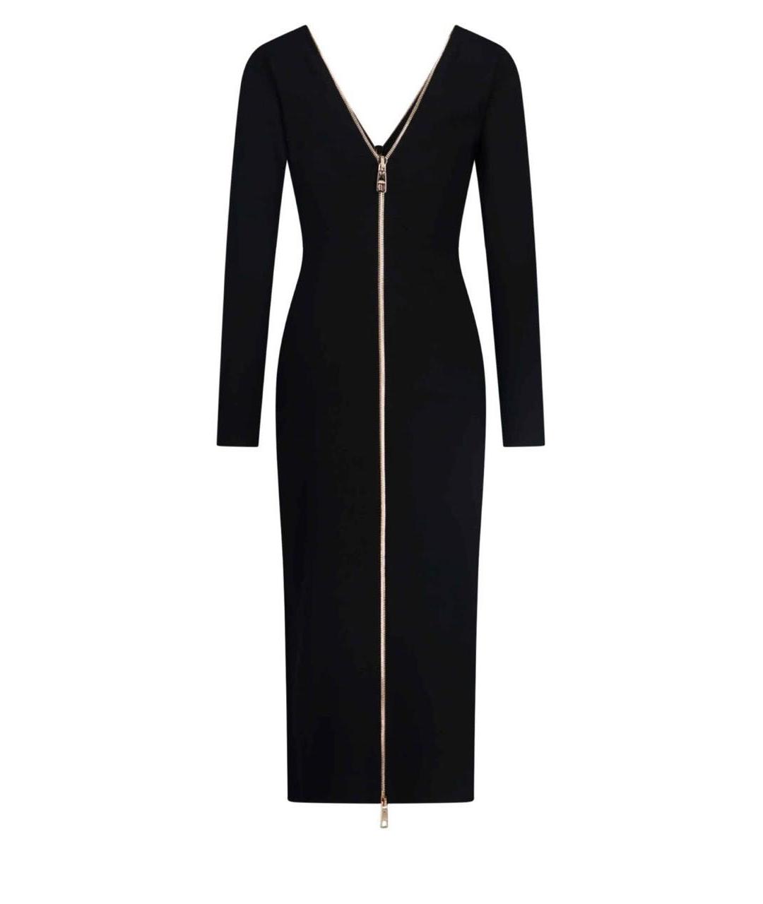 DOLCE&GABBANA Черное вискозное вечернее платье, фото 9
