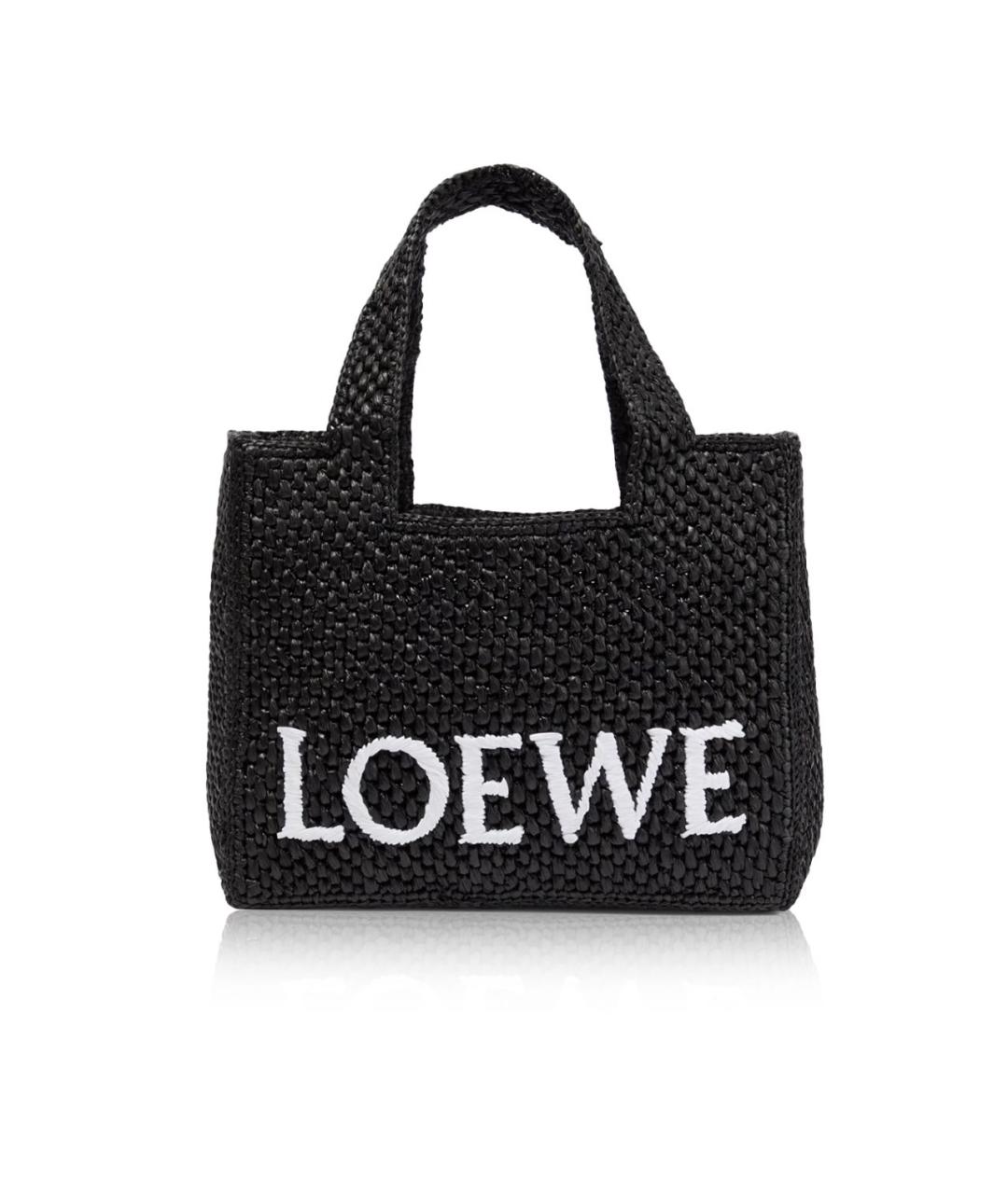 LOEWE Черная сумка с короткими ручками, фото 8