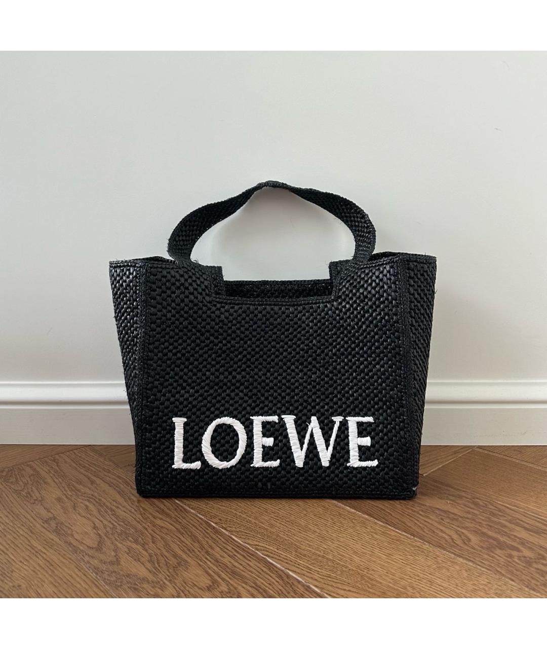 LOEWE Черная сумка с короткими ручками, фото 2