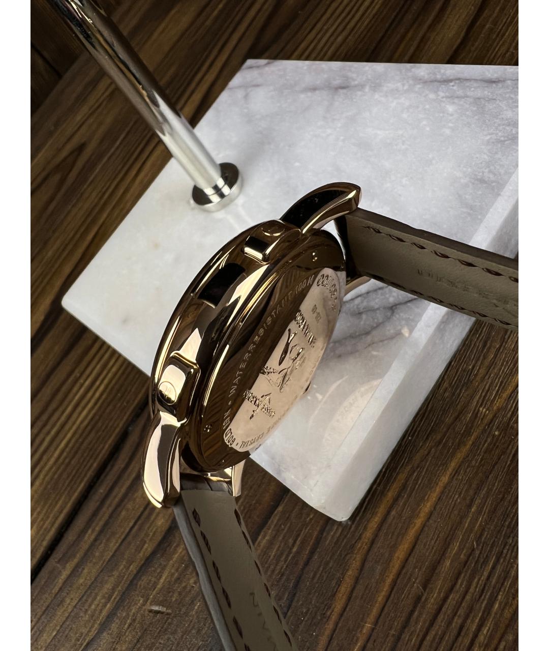 Ulysse Nardin Коричневые часы из розового золота, фото 5
