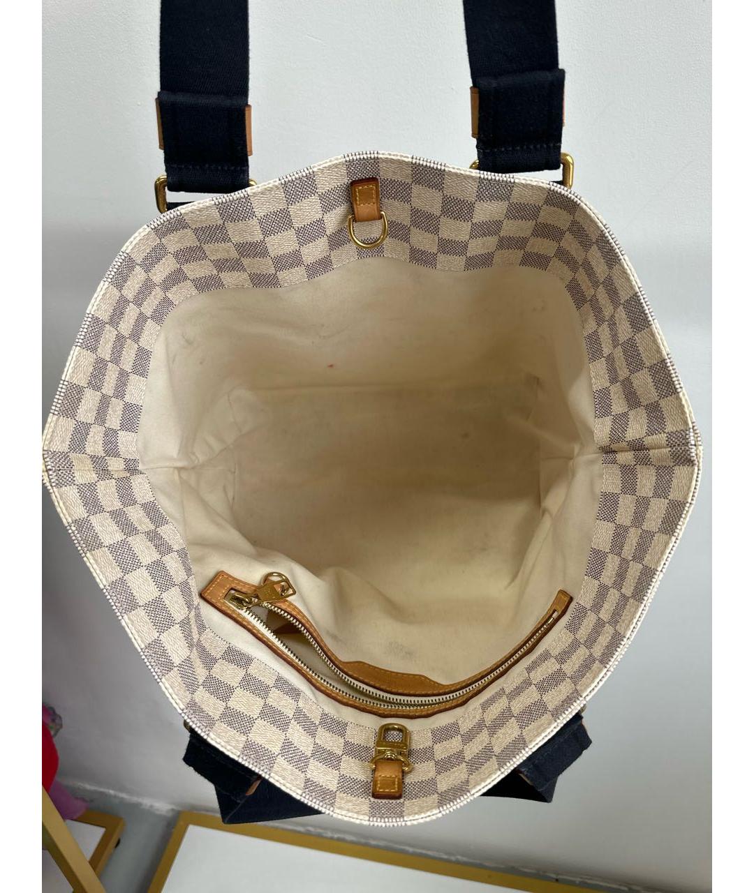 LOUIS VUITTON Белая сумка тоут, фото 4