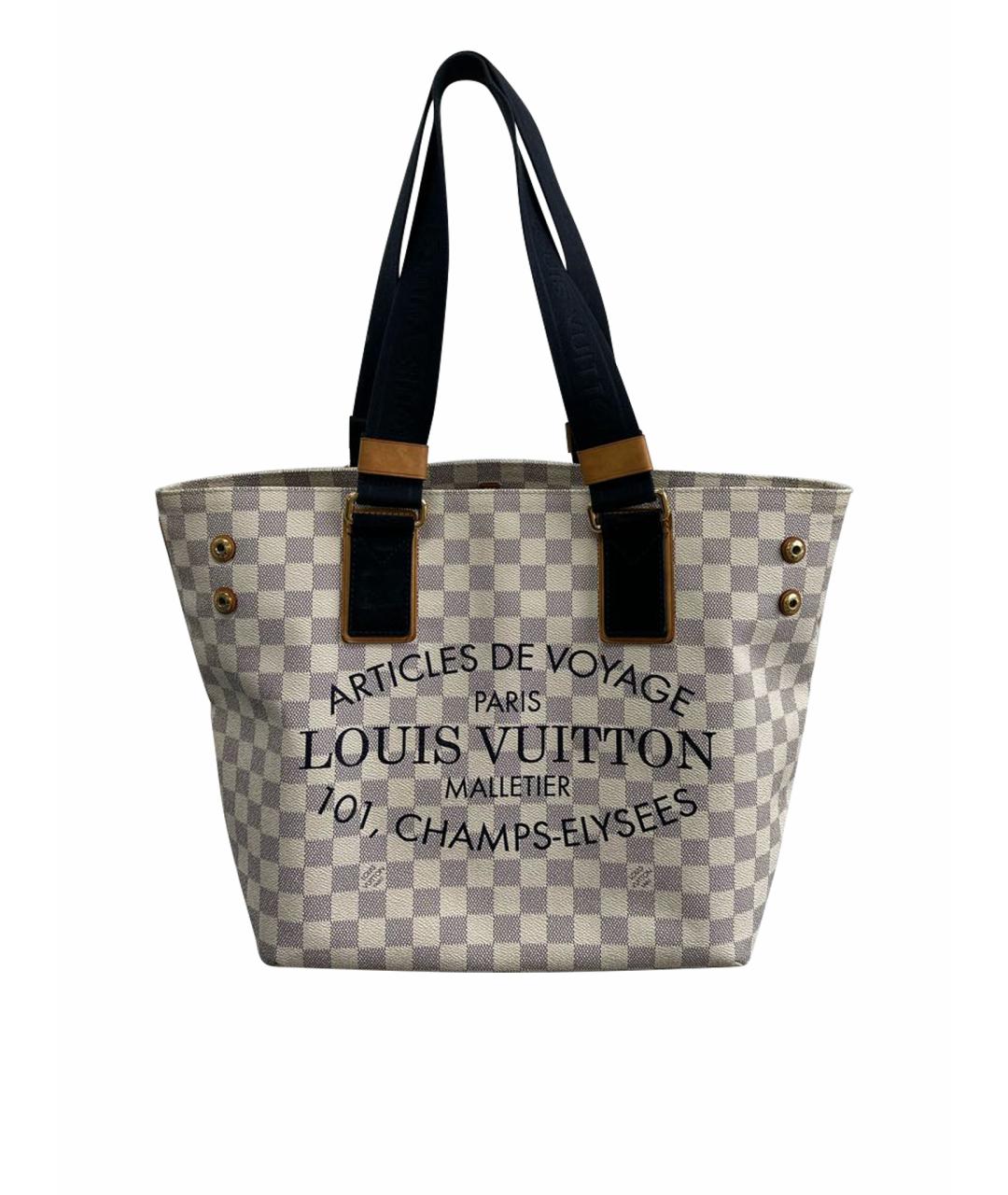 LOUIS VUITTON Белая сумка тоут, фото 1