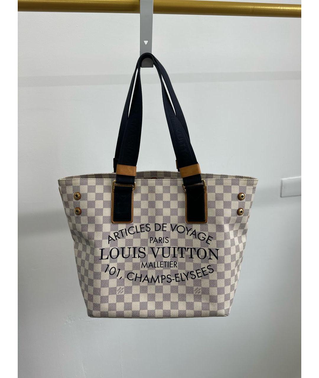 LOUIS VUITTON Белая сумка тоут, фото 5