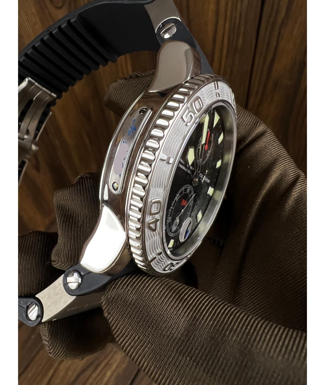 Ulysse Nardin Черные часы, фото 4