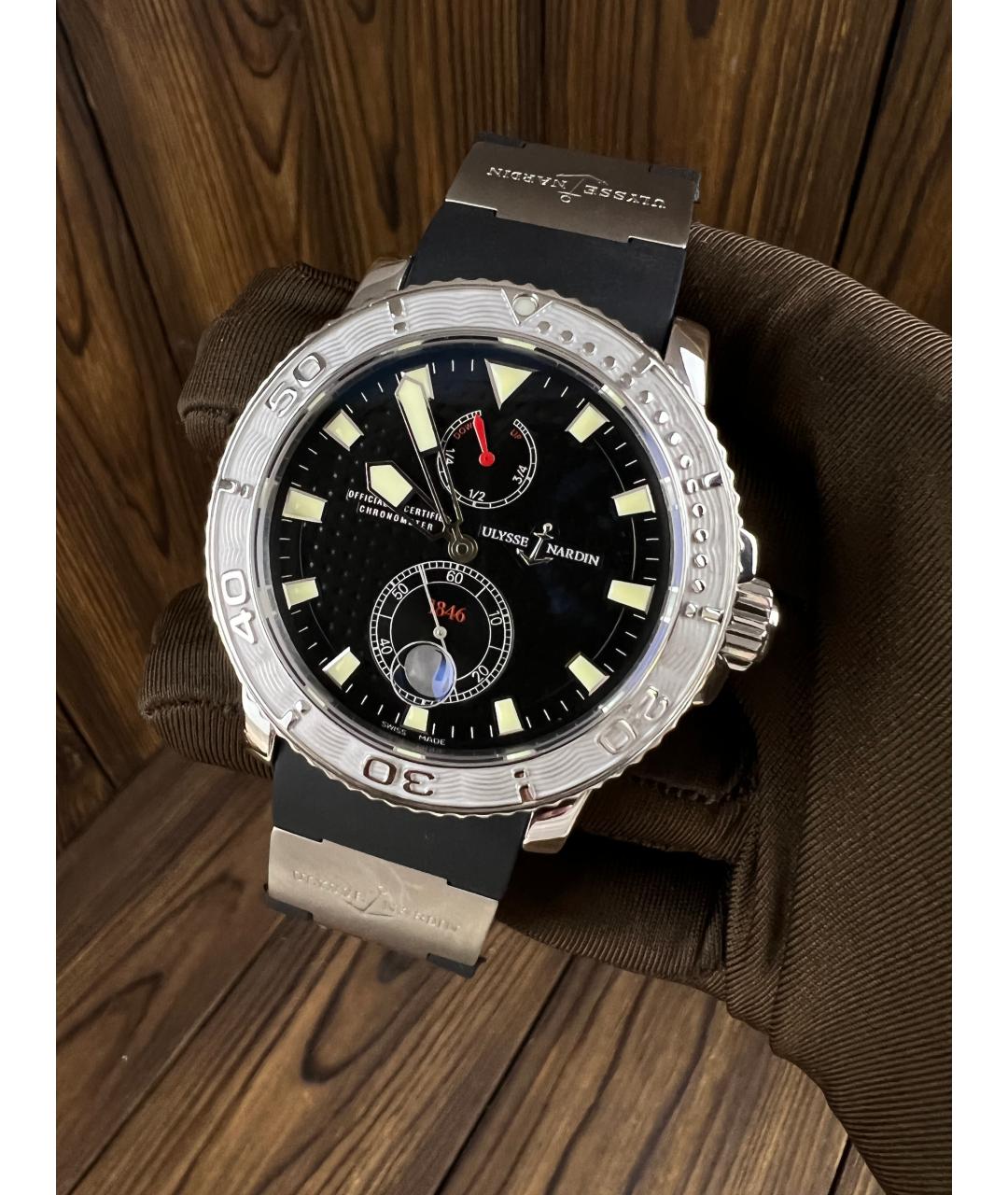 Ulysse Nardin Черные часы, фото 2