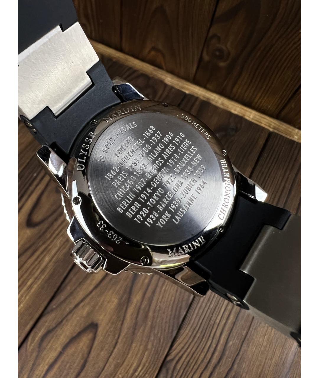 Ulysse Nardin Черные часы, фото 7