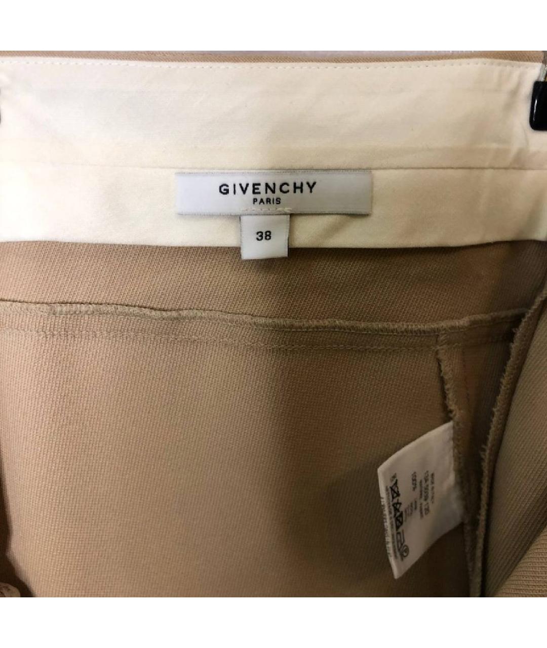 GIVENCHY Бежевые шерстяные брюки узкие, фото 6