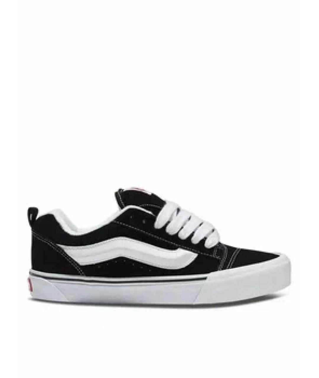VANS Черные текстильные низкие кроссовки / кеды, фото 1