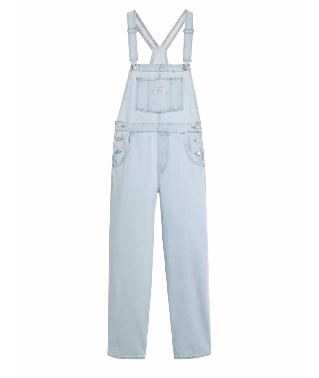 LEVI'S Голубой деним комбинезон, фото 1