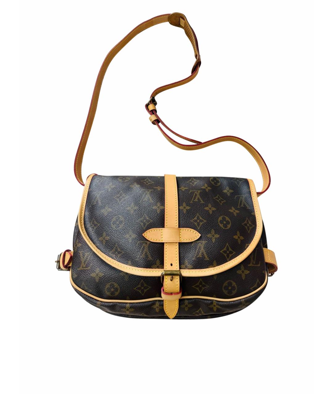 LOUIS VUITTON Коричневая сумка через плечо, фото 1