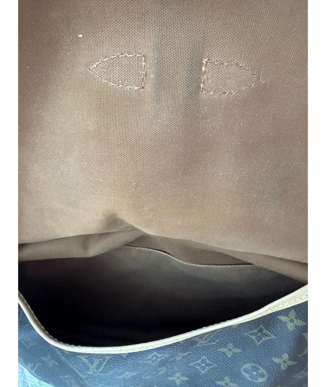 LOUIS VUITTON Коричневая сумка через плечо, фото 4