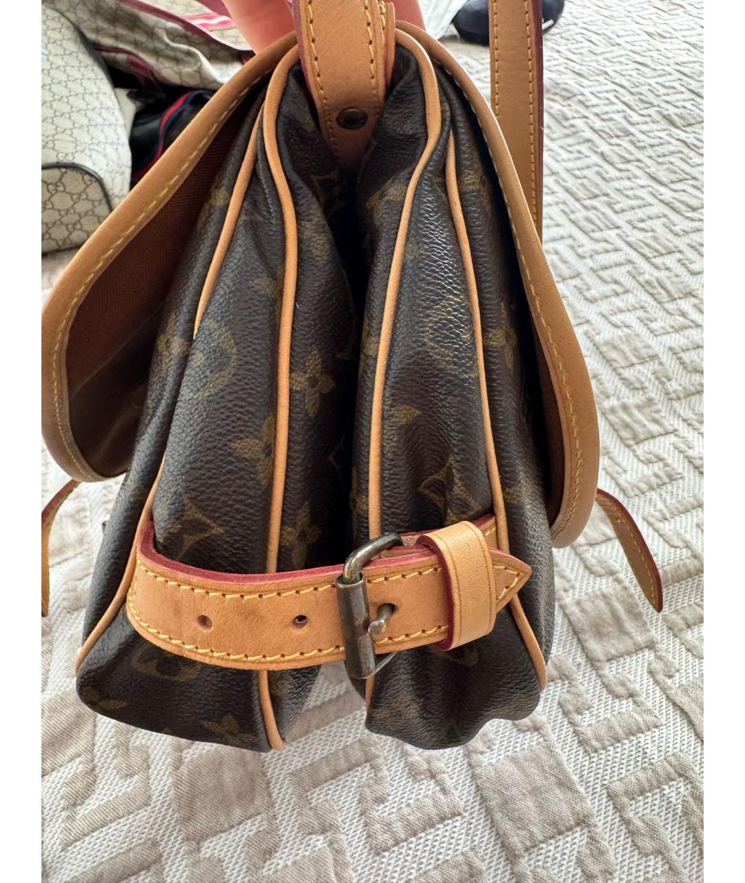LOUIS VUITTON Коричневая сумка через плечо, фото 2