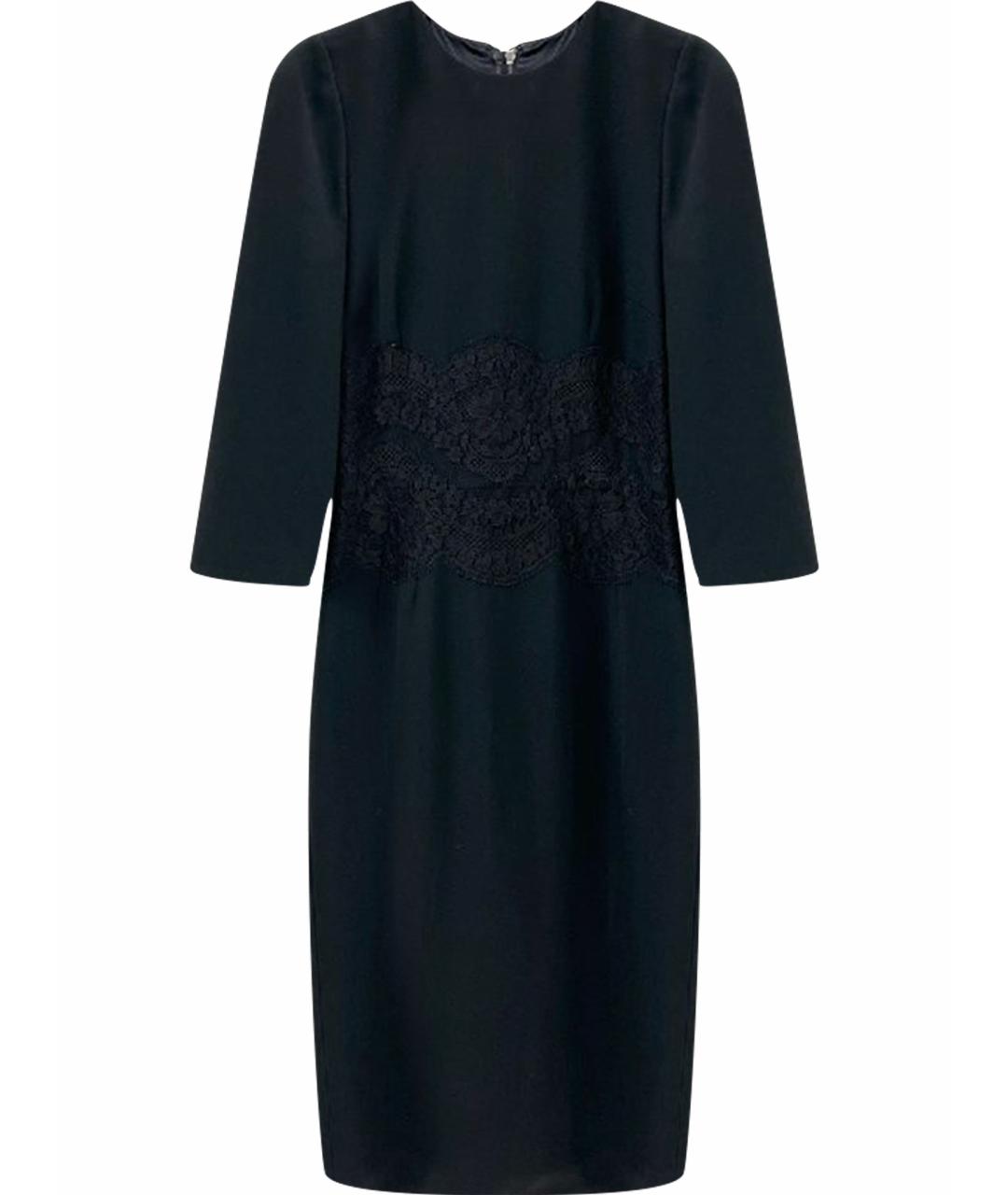 DOLCE&GABBANA Черное вискозное платье, фото 1