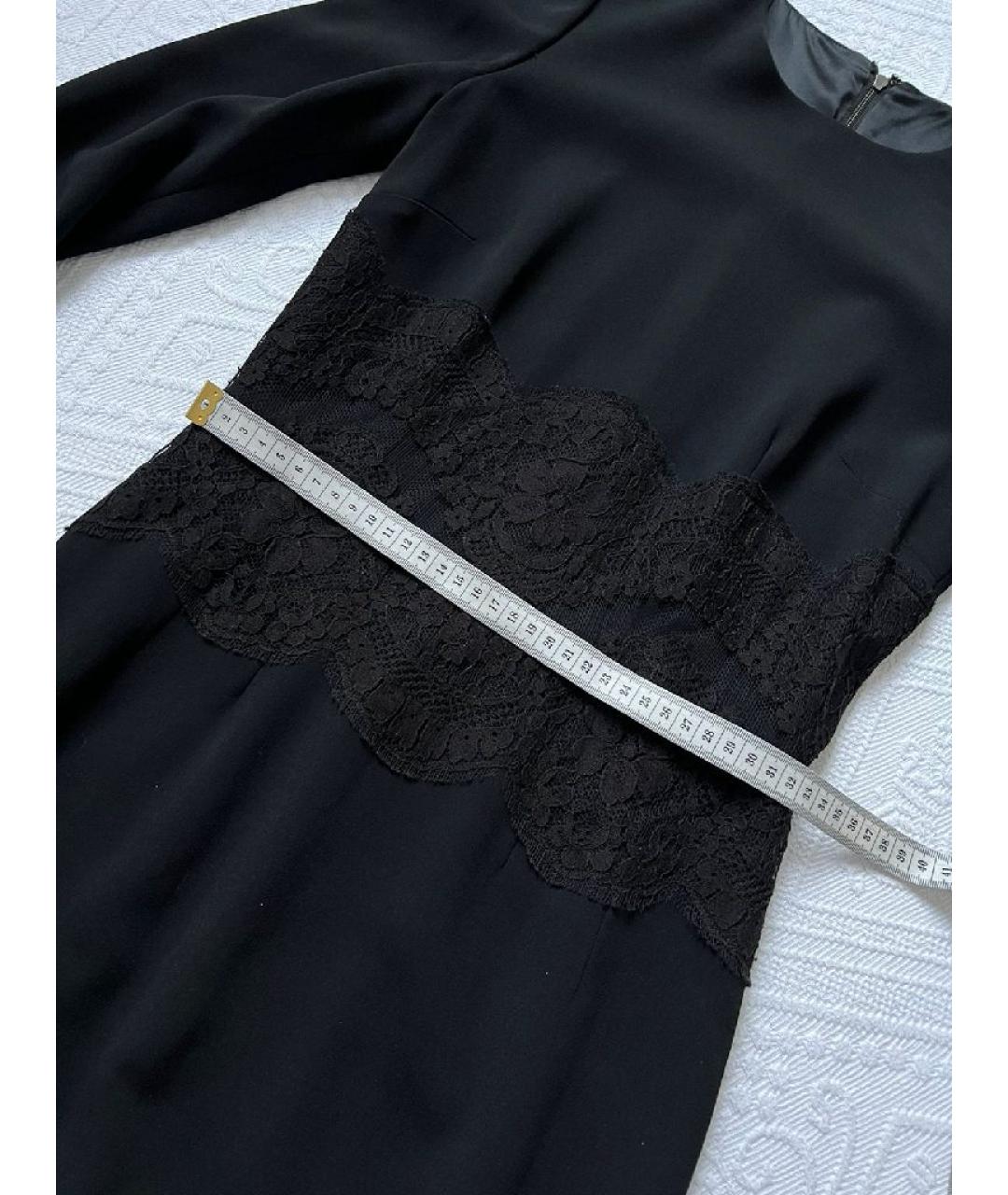 DOLCE&GABBANA Черное вискозное платье, фото 7