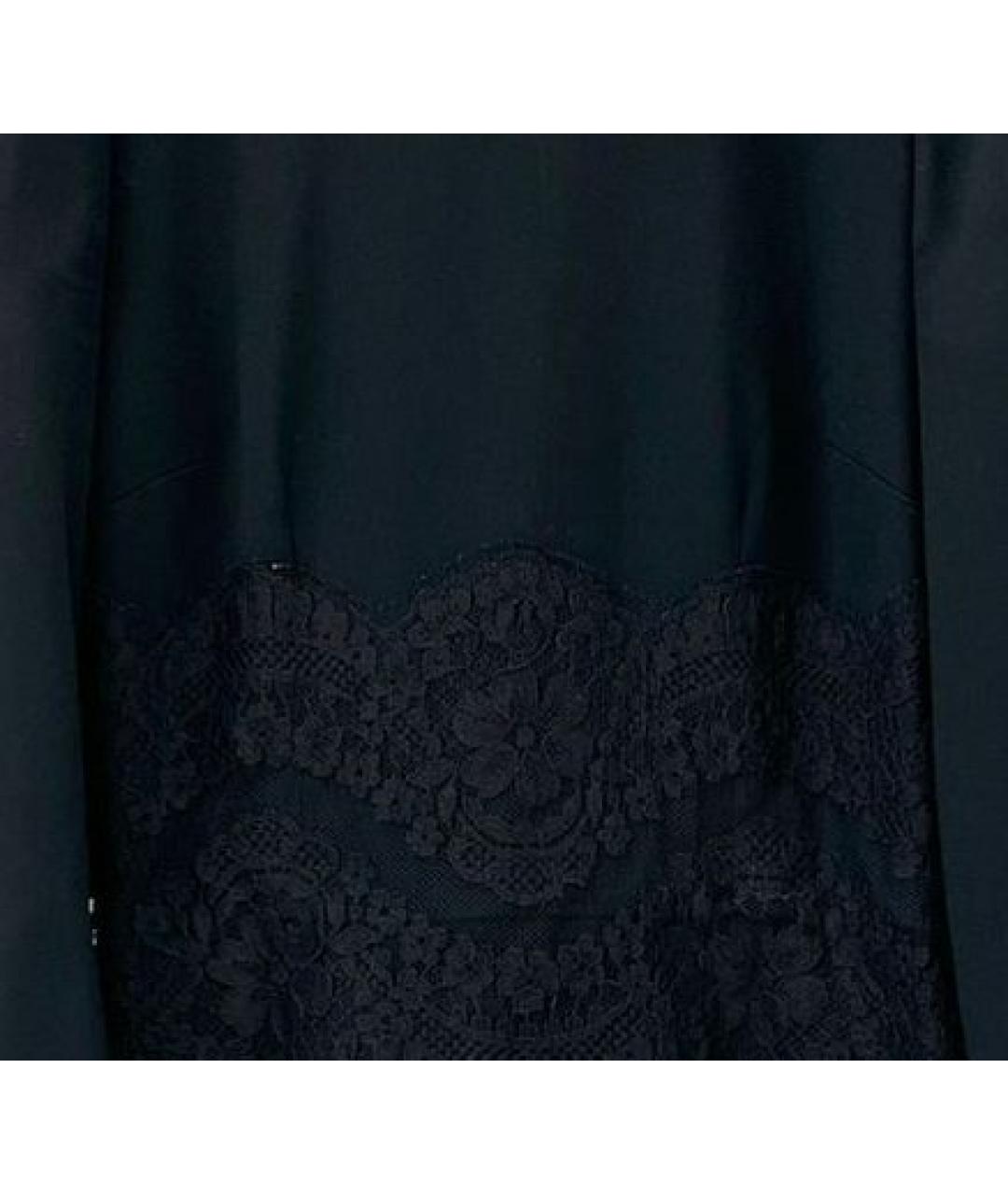 DOLCE&GABBANA Черное вискозное платье, фото 4