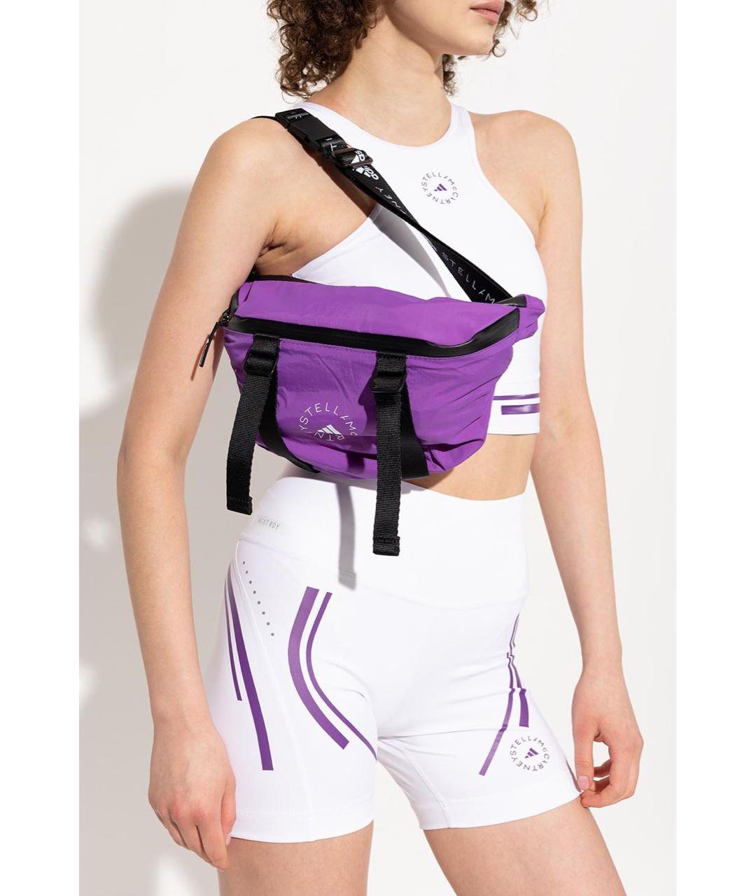 ADIDAS BY STELLA MCCARTNEY Фиолетовая поясная сумка, фото 5
