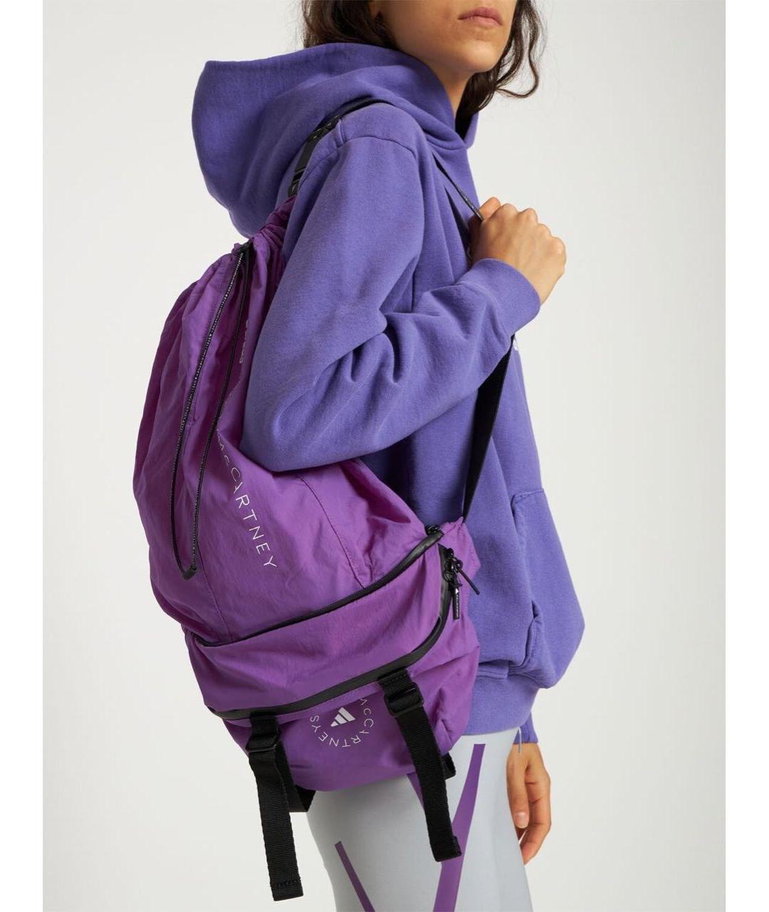 ADIDAS BY STELLA MCCARTNEY Фиолетовая поясная сумка, фото 6