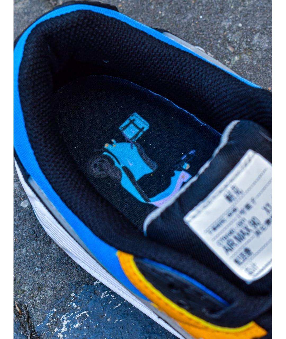 NIKE Мульти кожаные низкие кроссовки / кеды, фото 8