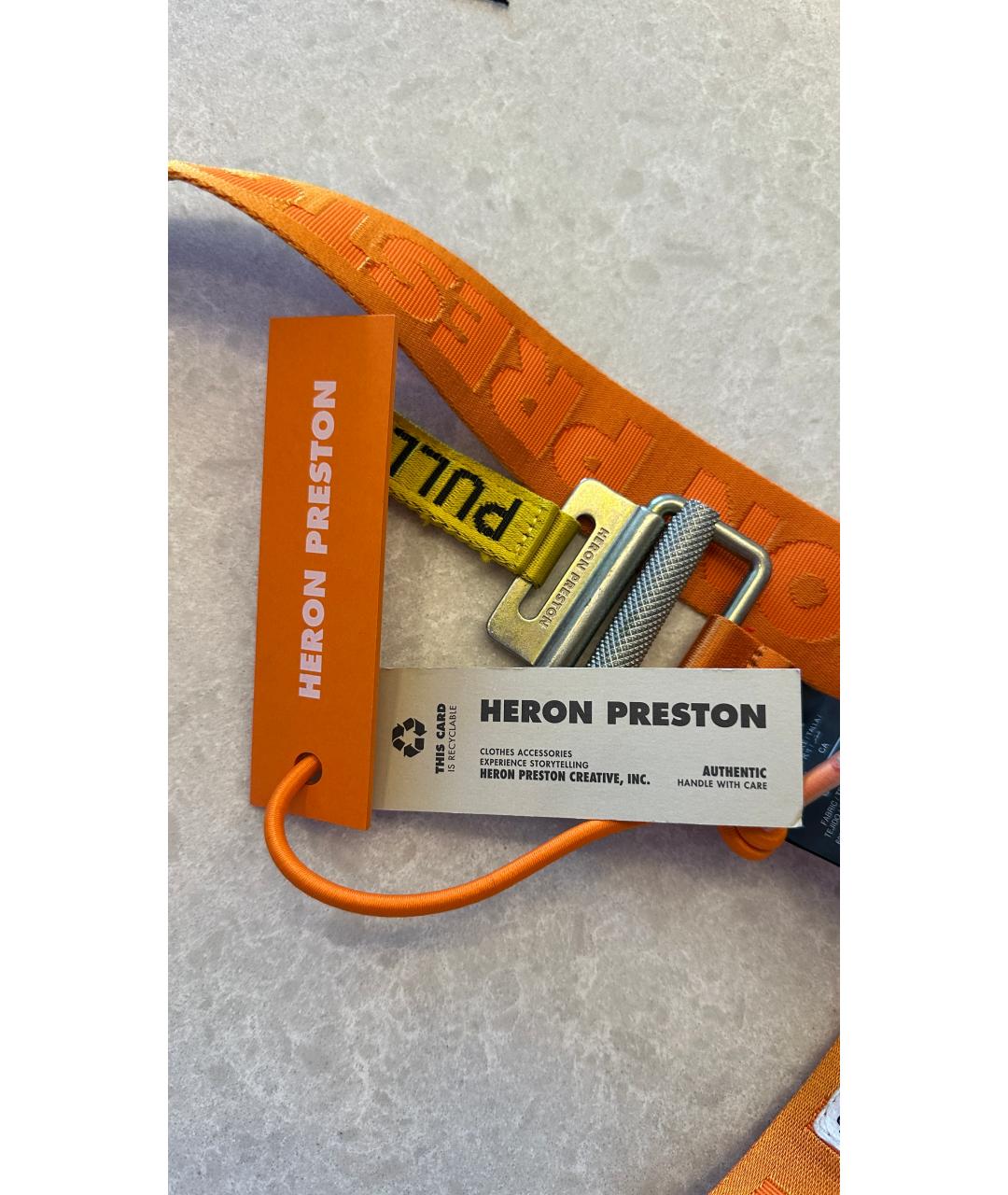 HERON PRESTON Оранжевый ремень, фото 7